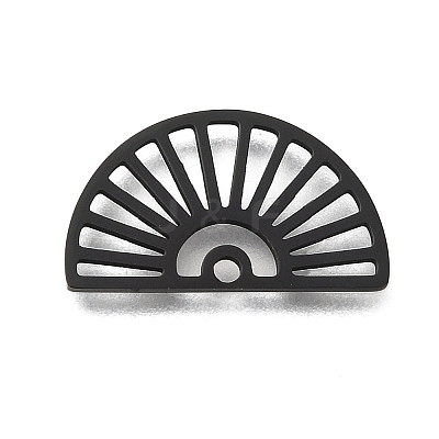 Ion Plating(IP) 304 Stainless Steel Pendants STAS-M067-07B-1