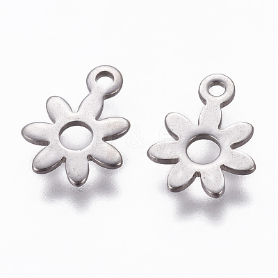 Tarnish Resistant 304 Stainless Steel Charms STAS-L234-066P-1