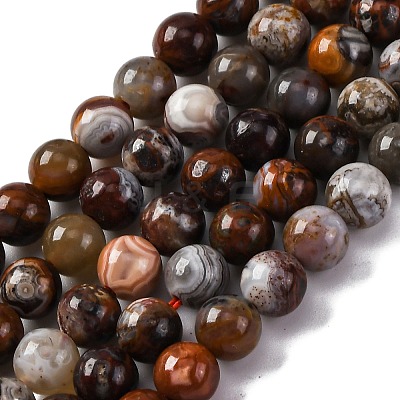 Natural Mexico Crazy Agate Beads Strands G-L615-A01-01-1