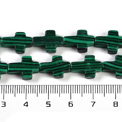 Synthetic Malachite Beads Strands G-I369-A12-01-1