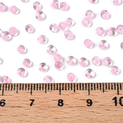 8/0 Inside Colours Transparent Glass Seed Beads X1-SEED-T007-06G-1