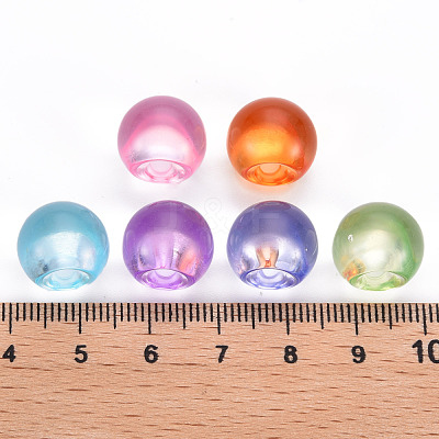 1-Hole Transparent Acrylic Buttons TACR-S154-50B-1