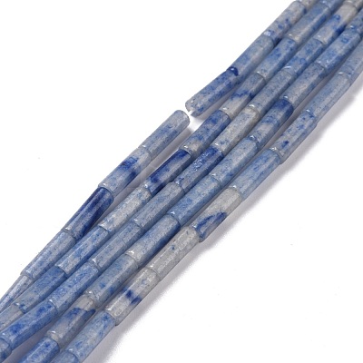 Dyed & Heated Natural Blue Aventurine Beads Strands G-D464-02-1