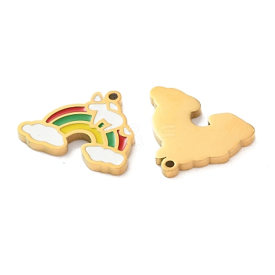 Ion Plating(IP) 304 Stainless Steel Charms STAS-M102-01K-G-1