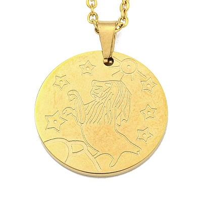 Constellation Pendant Necklaces NJEW-S422-04G-05-1