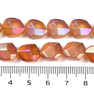 Electroplate Glass Beads Strands EGLA-C009-01A-FR05-1
