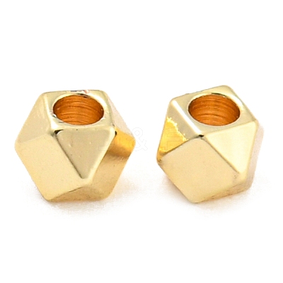 Brass Beads KK-E046-63G-02-1