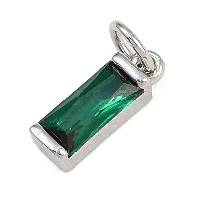 Brass with Cubic Zirconia Pendants KK-A269-68B-P-1