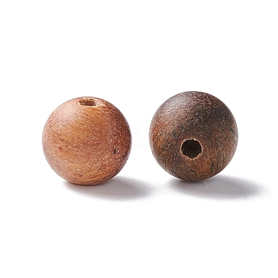 Natural Sandalwood Beads WOOD-F008-02F-1
