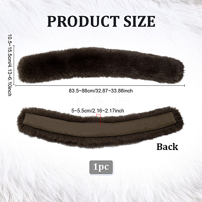 1Pc Artificial Fox Wool Collar for Women DIY-PH0035-54A-1