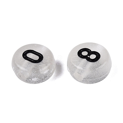 Luminous Transparent Acrylic Beads TACR-Q013-06A-1