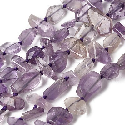 Natural Amethyst Beads Strands G-D365-E03-02-1