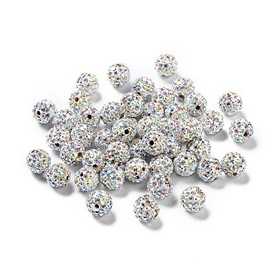 Pave Disco Ball Beads RB-A130-10mm-11-1
