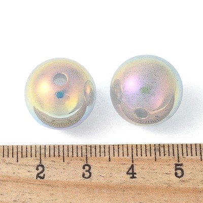 Plated ABS Plastic Beads LS-X-OACR-B026-02C-1