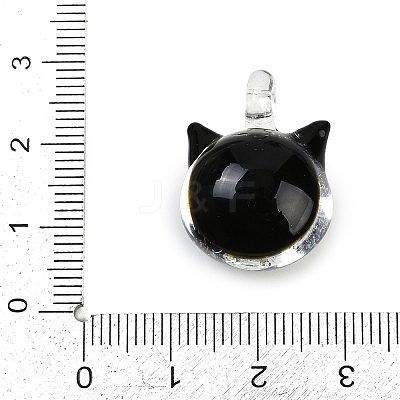 Handmade Lampwork Pendants LAMP-Q005-05A-01-1