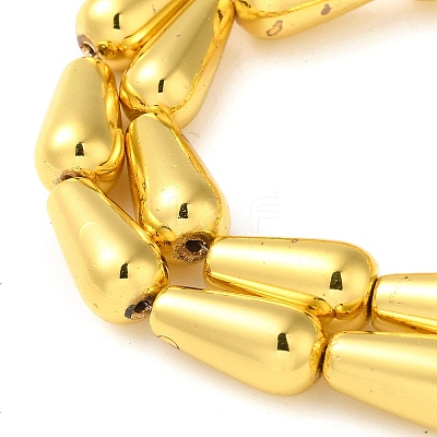 Electroplated Synthetic Magnetic Hematite Beads Strands G-Q1009-F02-01G-1