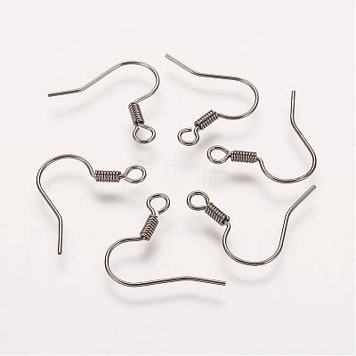 Brass Earring Hooks KK-Q363-B-NF-1