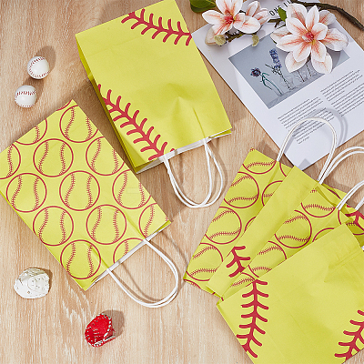 48Pcs 2 Styles Paper Storage Tote Bags ABAG-DR0001-06-1