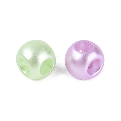 Opaque Acrylic Beads OACR-N162-15-1