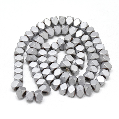 Electroplate Non-magnetic Synthetic Hematite Beads Strands G-T061-05C-1
