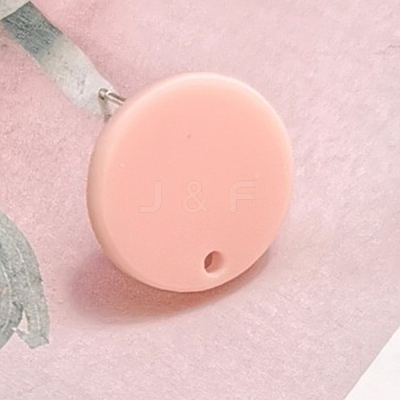 Resin Stud Earring Findings LS-EJEW-CJC0001-14C-1