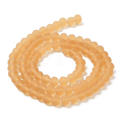 Transparent Glass Beads Strands EGLA-A034-T6mm-MD23-1
