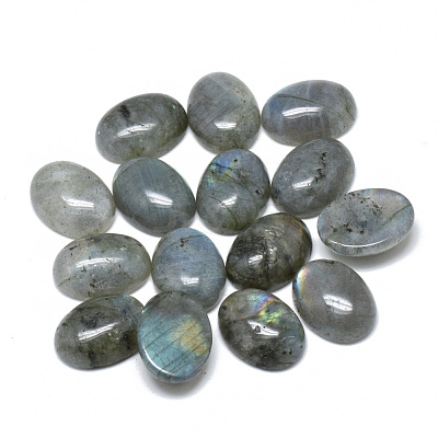 Natural Labradorite Cabochons X-G-T073-20-10x14-1