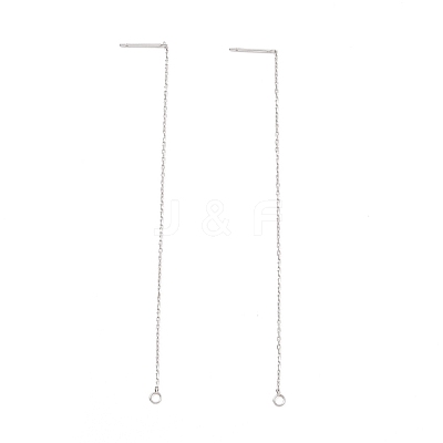 Non-Tarnish 304 Stainless Steel Stud Earring Finding STAS-E161-06P-1