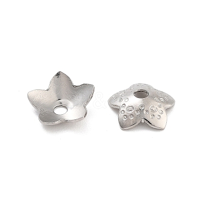 Non-Tarnish 201 Stainless Bead Caps X-STAS-B072-16P-1