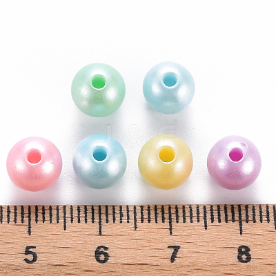 Opaque Acrylic Beads MACR-S370-H8mm-1