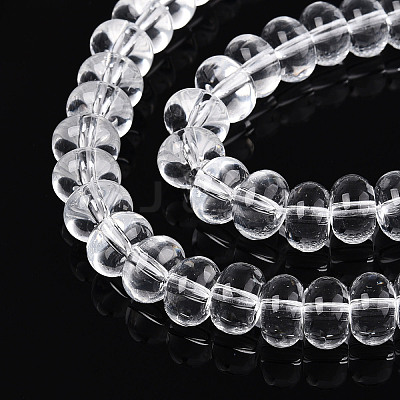Transparent Glass Beads Strands GLAA-ZX008-8mm-19A-1