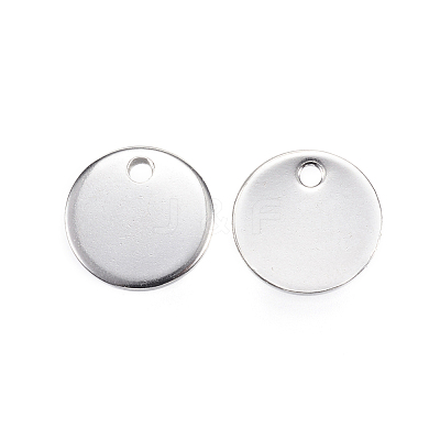Tarnish Resistant 304 Stainless Steel Charms X-STAS-F039-91-12mm-P-1
