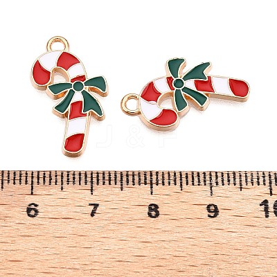 Christmas Theme Alloy Enamel Pendants ENAM-T020-10K-1