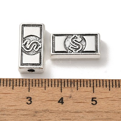 Tibetan Style Alloy Beads PALLOY-P302-09A-AS-1