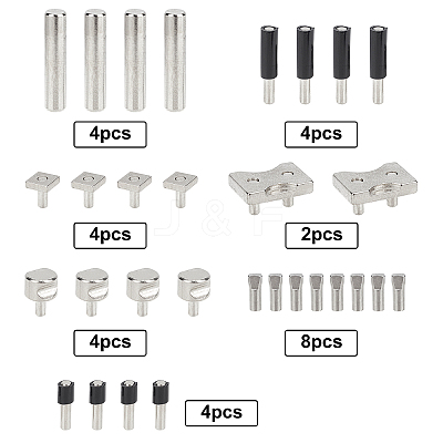 Alloy Stone Inlaid Holder AJEW-WH0162-99-1