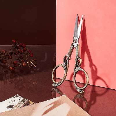 2Pcs 2 Style Stainless Steel Scissors TOOL-SC0001-32-1