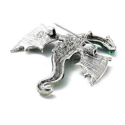 Dragon Alloy Brooch JEWB-K018-13AS-04-1