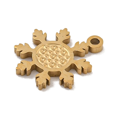 Christmas 304 Stainless Steel Charms STAS-Z093-03C-G-1