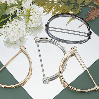 6 Sets Zinc Alloy Bag Handle FIND-CA0002-48-1