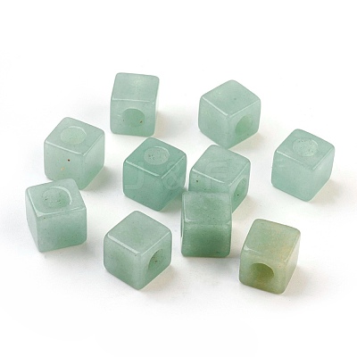 Natural Green Aventurine European Beads G-F580-B03-1