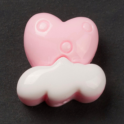 Opaque Resin Cabochons RESI-C032-01H-1