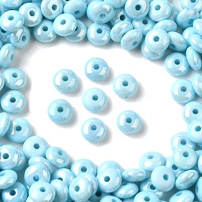 UV Plating Opaque Acrylic Beads MACR-F083-13D-1