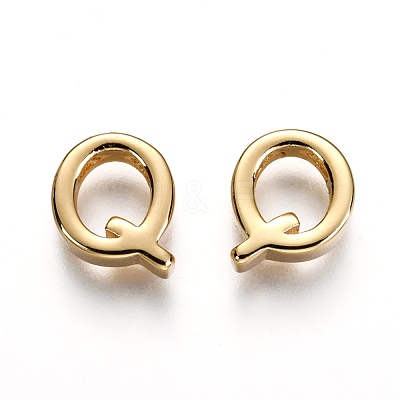 Brass Charms ZIRC-I037-01Q-G-1