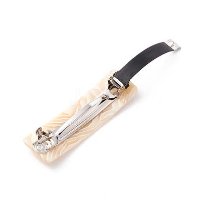 Cellulose Acetate(Resin) Hair Barrette X-PHAR-F012-02B-1