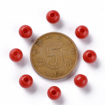Opaque Acrylic Beads MACR-S370-C6mm-A14-1