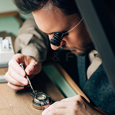 Steel Magnifying Glass Holder FIND-WH0148-195-1