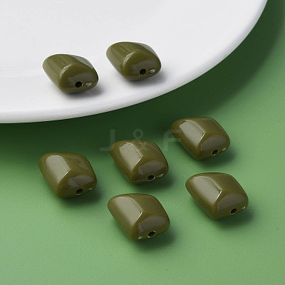 Opaque Acrylic Beads MACR-S373-15A-A11-1