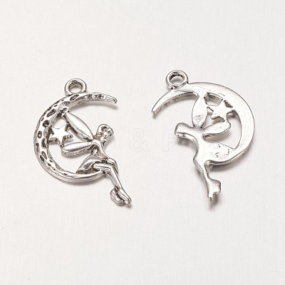 Zinc Alloy Fairy Sprite Charms X-PALLOY-A18526-AS-FF-1