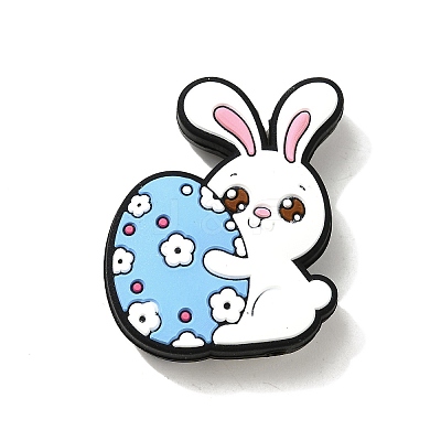Easter Themed Silicone Focal Beads SIL-L006-A04-1