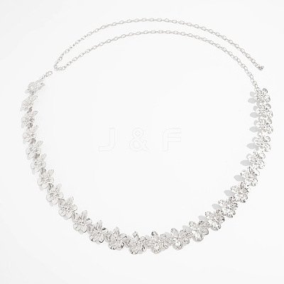 3D Alloy Flower Link Waist Chains WG72BD7-05-1
